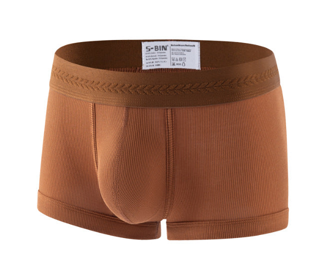 Men's Cotton U-Convex Boxer Briefs