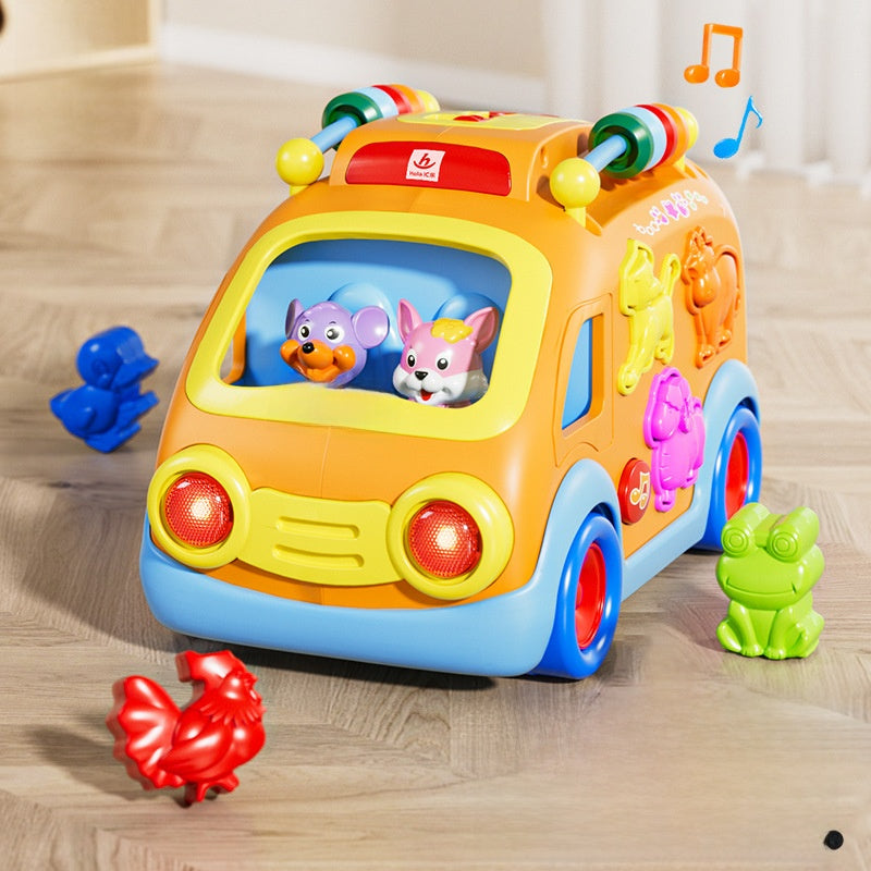 Educational Electric Toy Bus for Toddlers