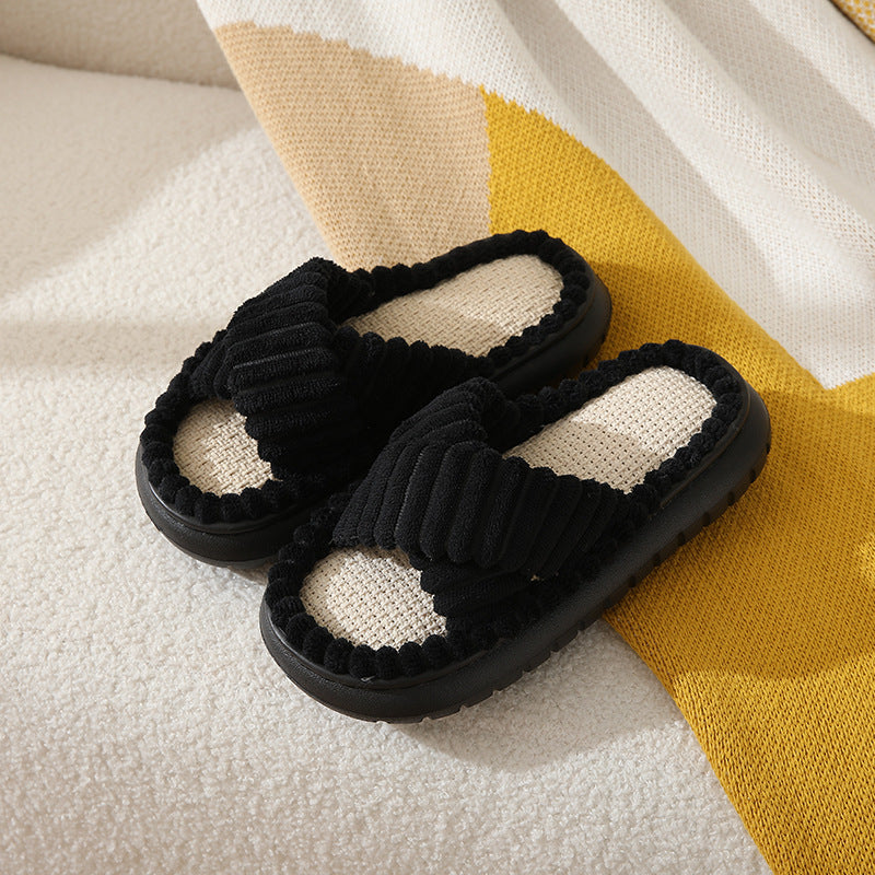Plush Cotton Slippers