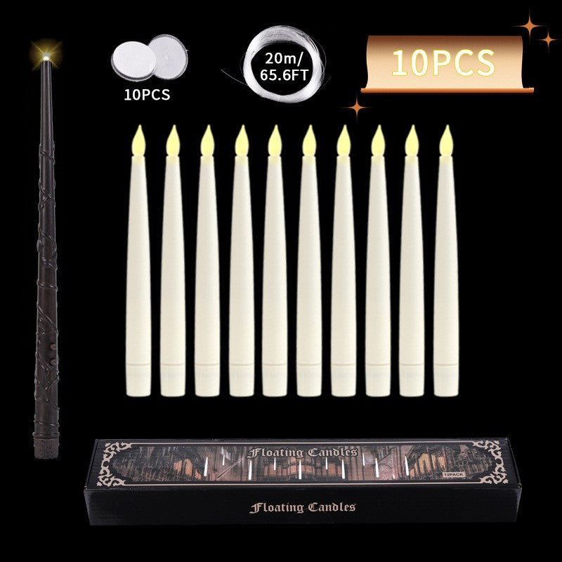 LED Floating Pencil Candle - Remote Controlled for Wedding Decor and Major Events