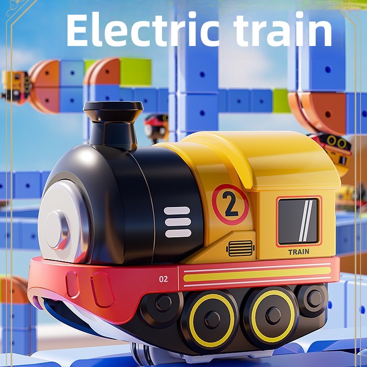 Magnetic Educational Rail Car Toy for Kids