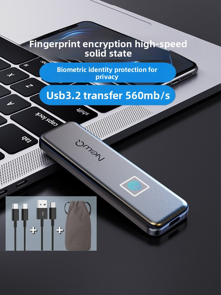 Solid-state mobile hard drive high-speed storage