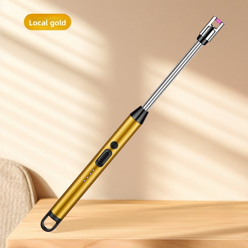 Extended Windproof Pulse Ignition Gun for Gas Stove and Candle Lighter