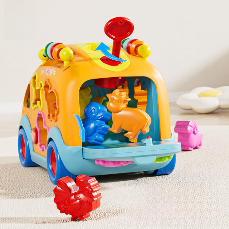 Educational Electric Toy Bus for Toddlers