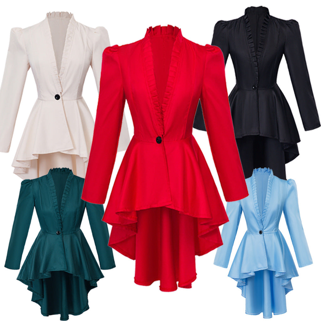 Victorian Steampunk Women's Tuxedo Dress