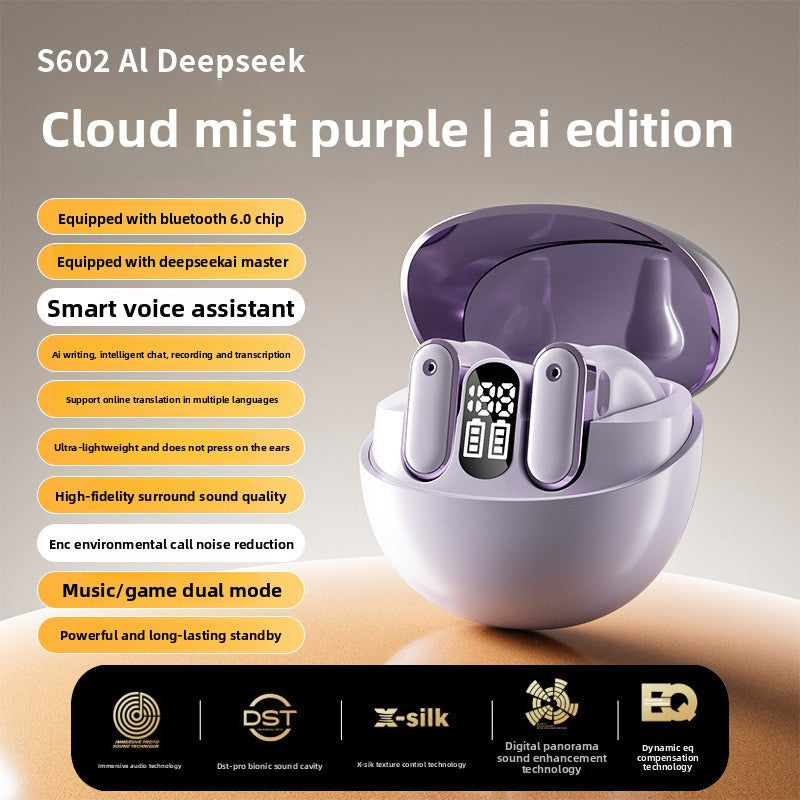 Deepseek Wireless Bluetooth Headset with AI Translation