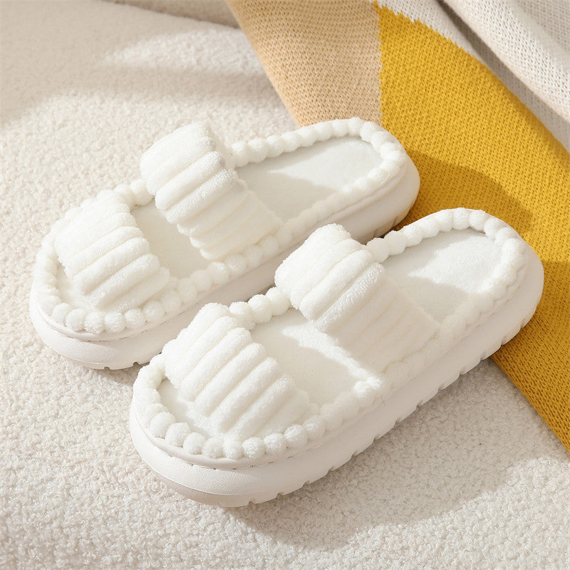 Plush Cotton Slippers