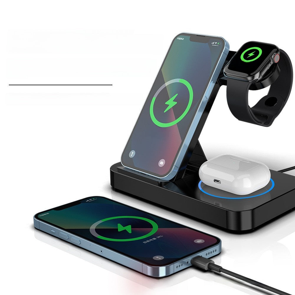 Foldable Four-in-One Wireless Charger