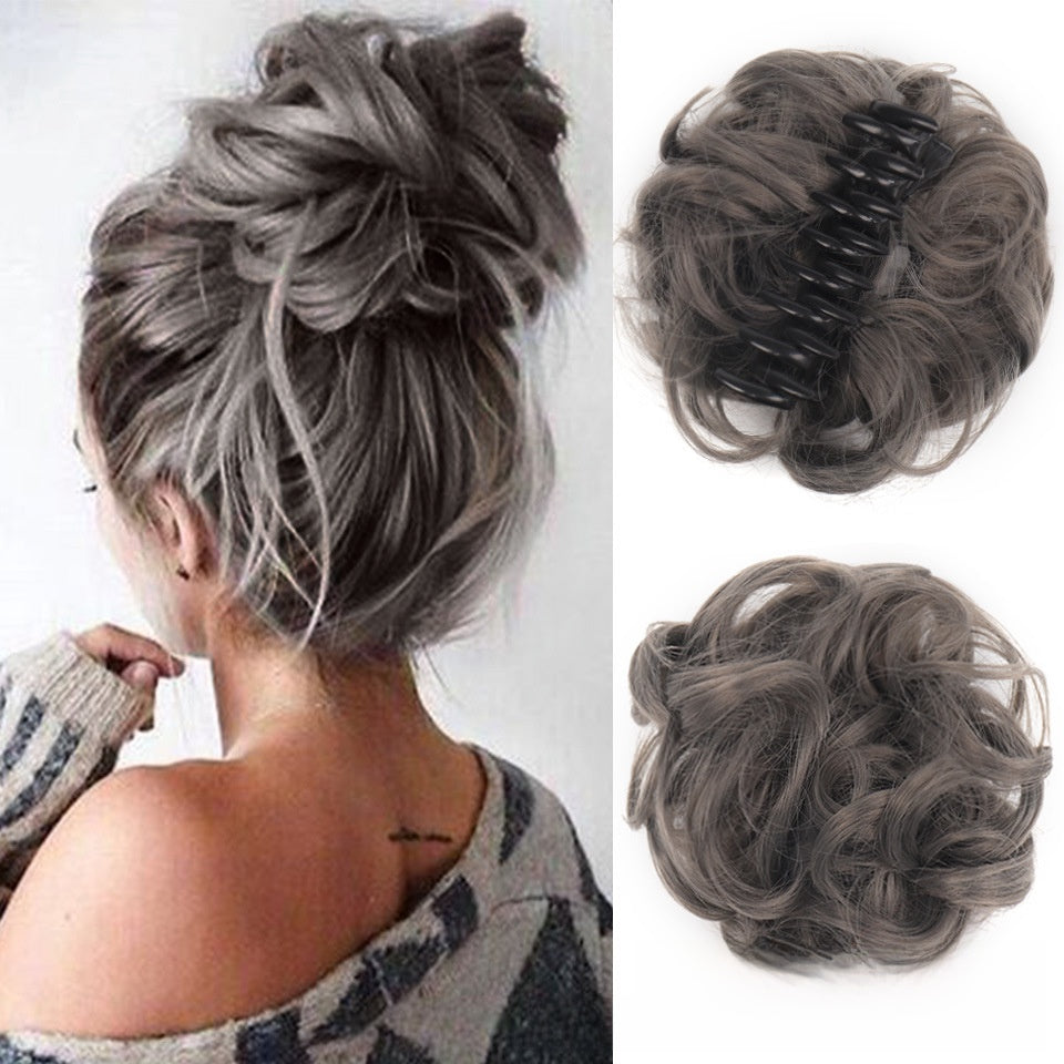 Synthetic Hair Clip Bun