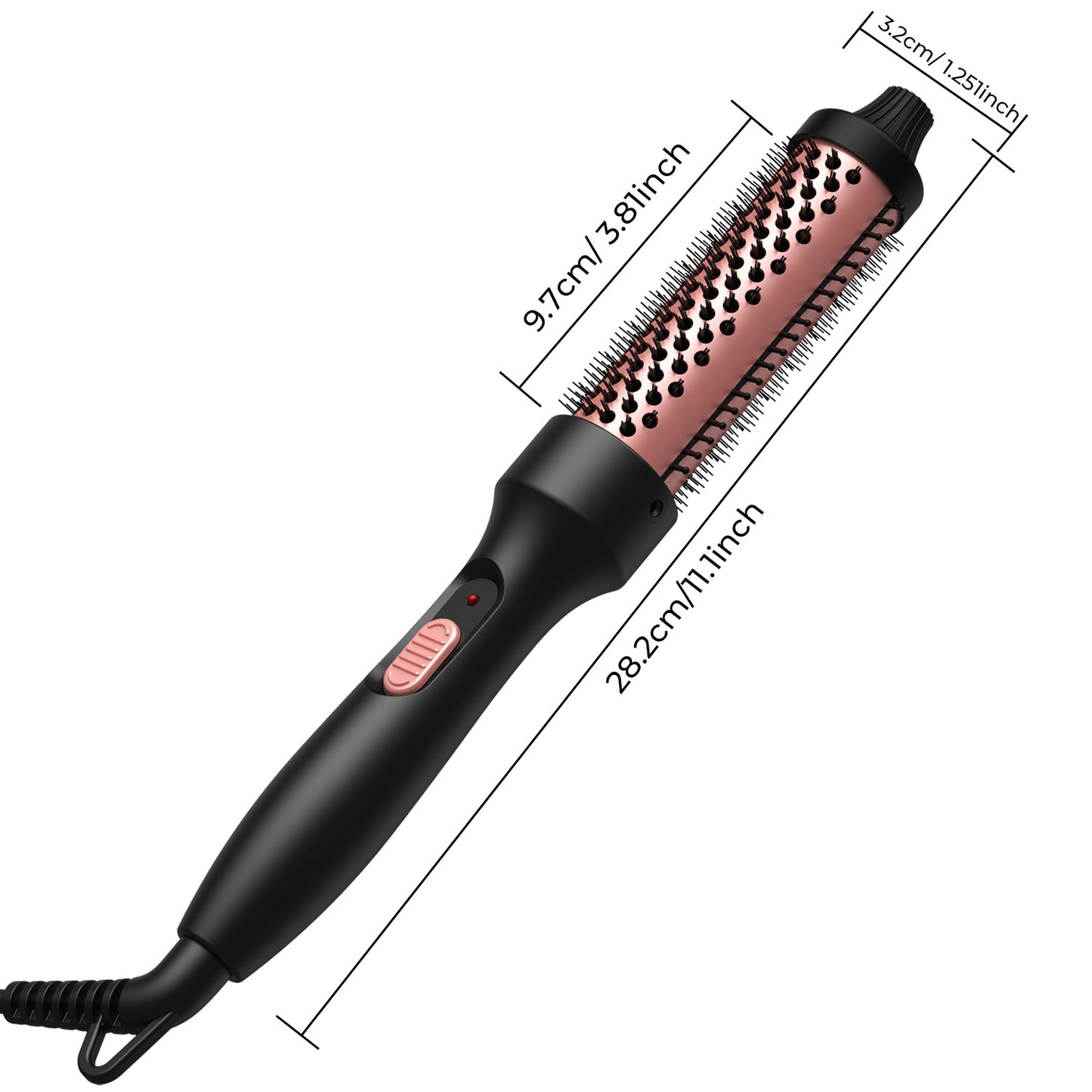 Dual-Purpose Hair Straightener and Curling Iron