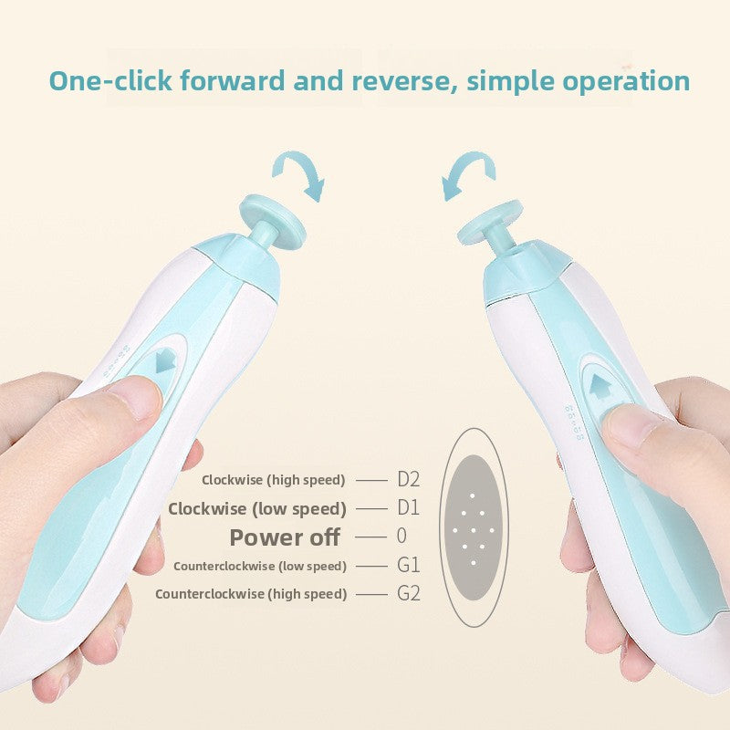 Silent Electric Baby Nail Grinder