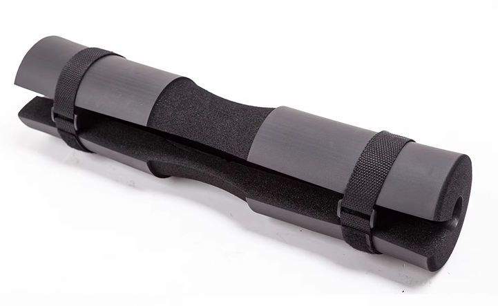 Barbell Bar Sponge Cover - Shoulder Pad with Straps