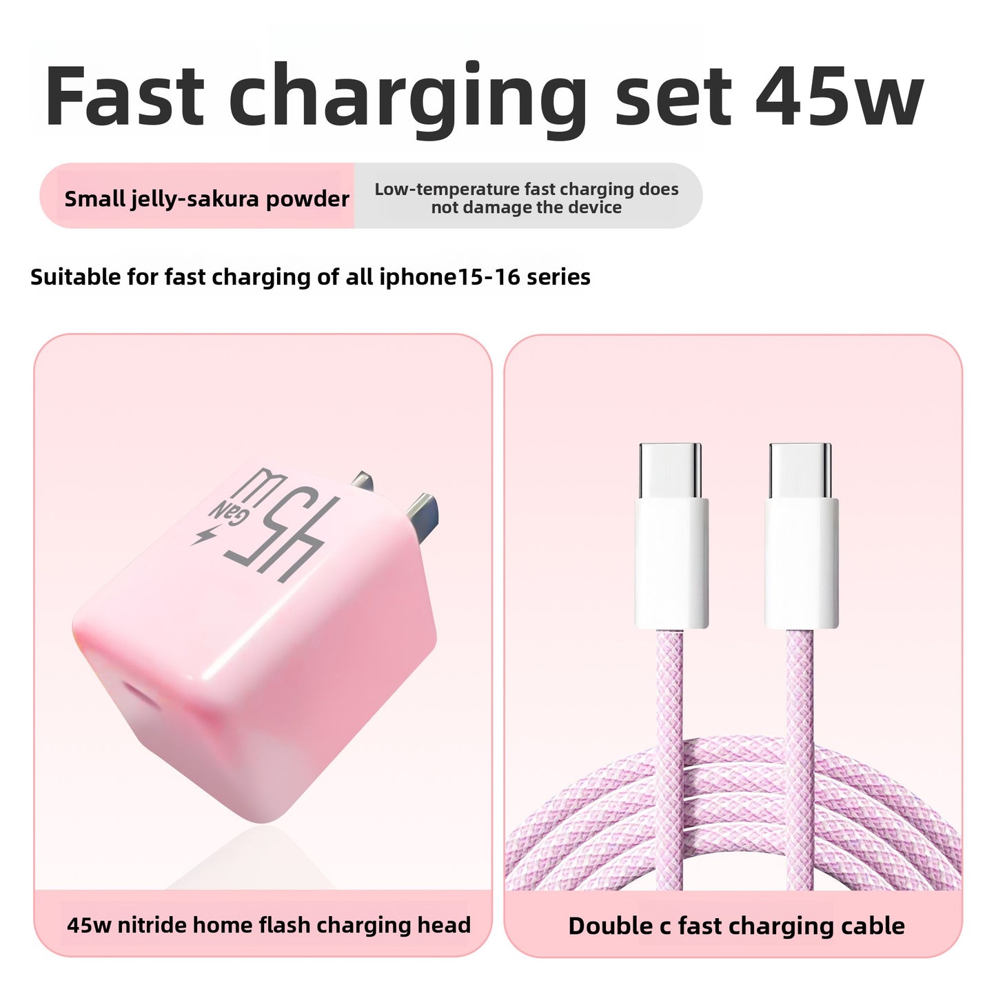 45W Gallium Nitride Charger Head