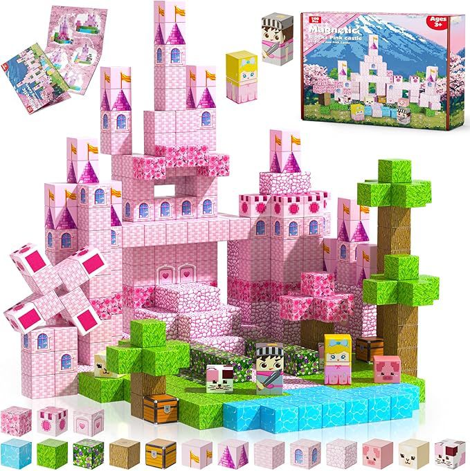 Mini World Magnetic Building Blocks for Kids DIY Castle Construction