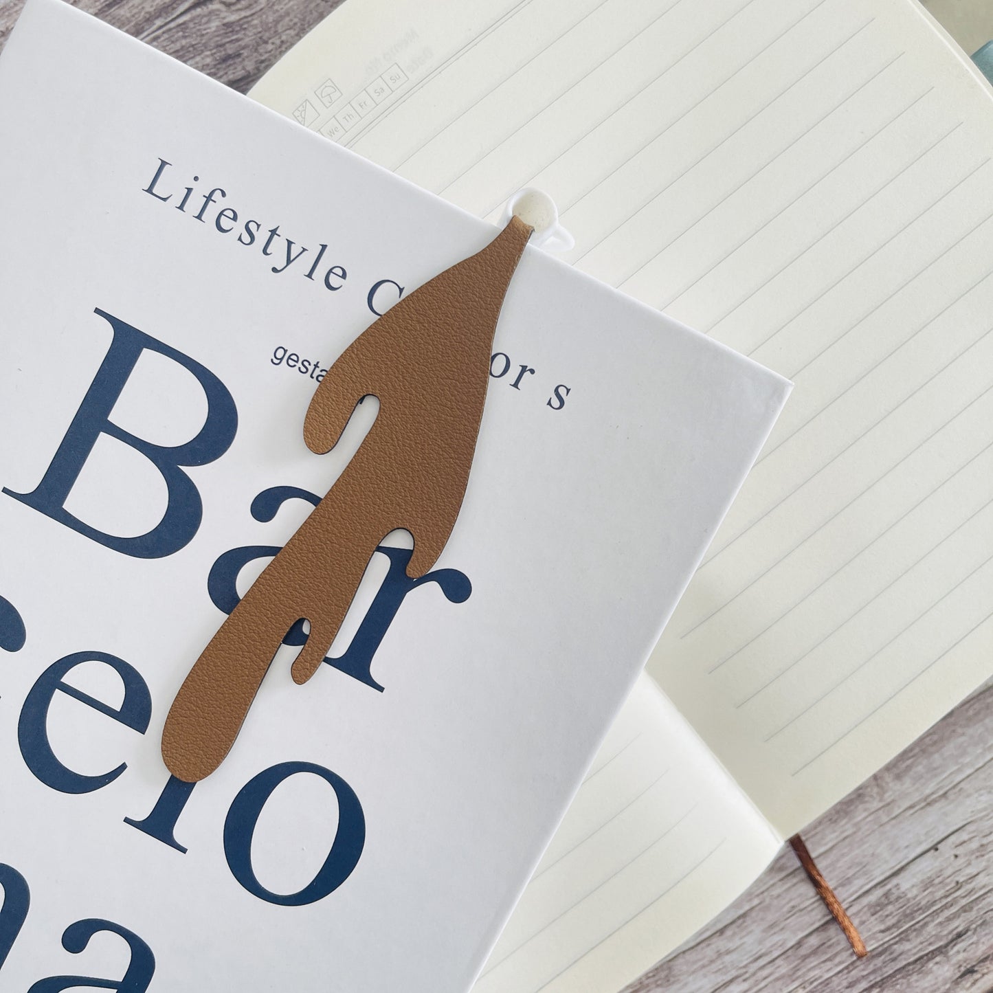 Creative Coffee bookmark - spilled coffee