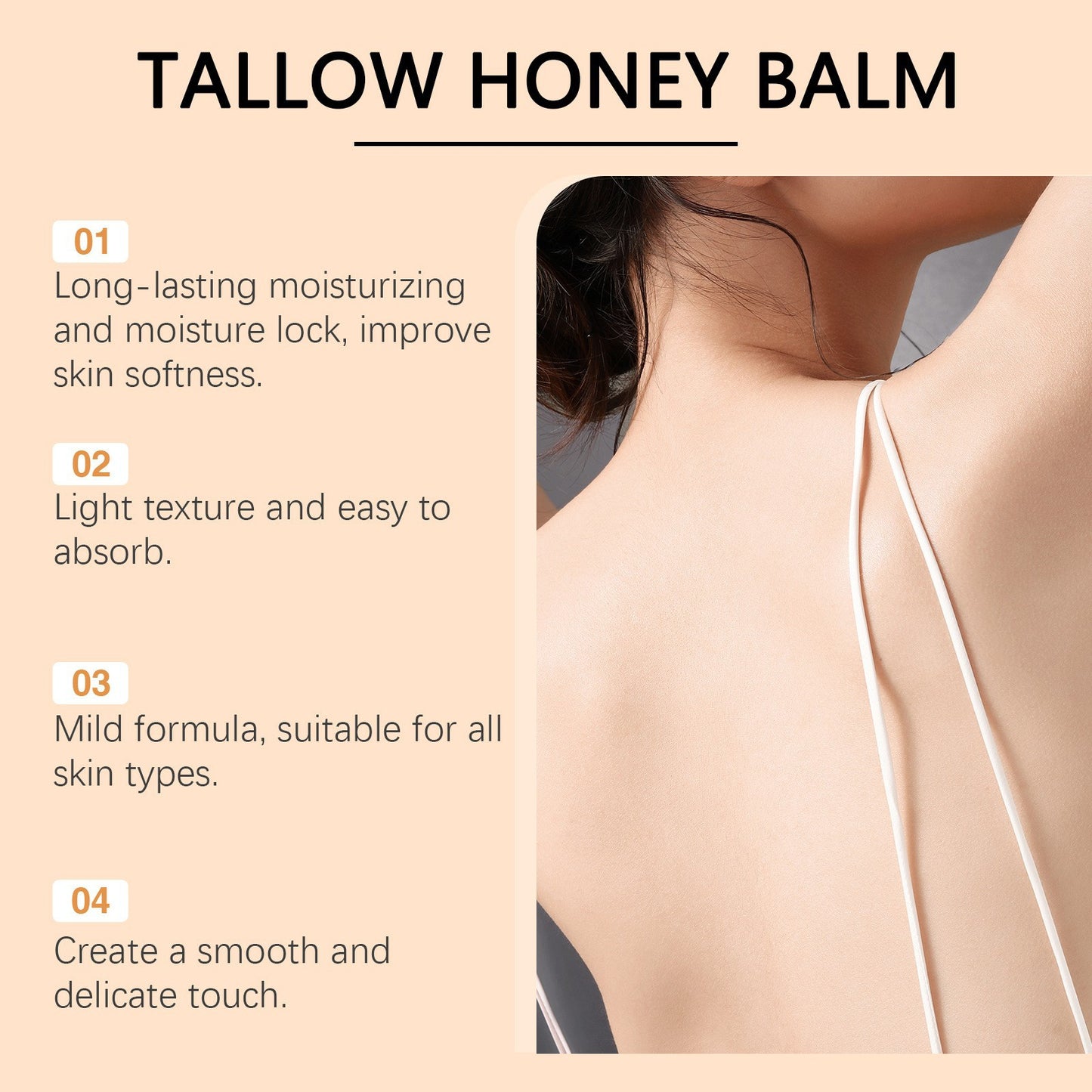 Tallow Honey Moisturizing Cream