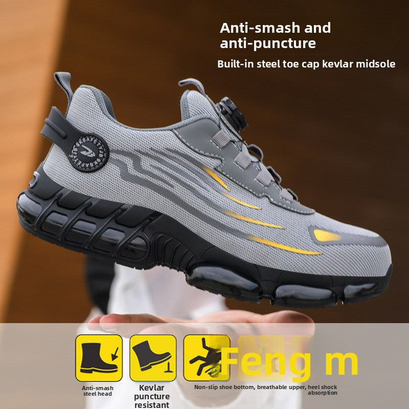 Anti-Smash Anti-Stab Safety Work Shoes with Kevlar Soles