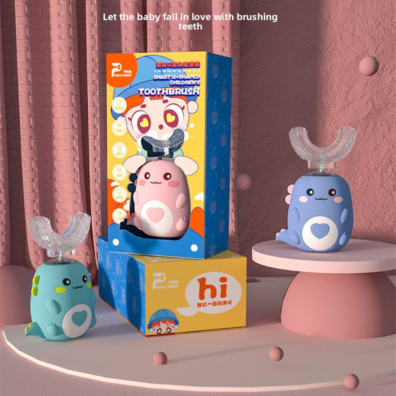 Kids U-Shaped Sonic Electric Toothbrush with Soft Bristles