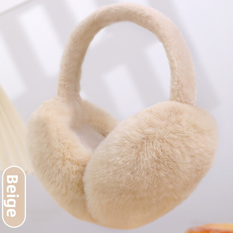 Foldable Plush Winter Earmuffs for Warmth