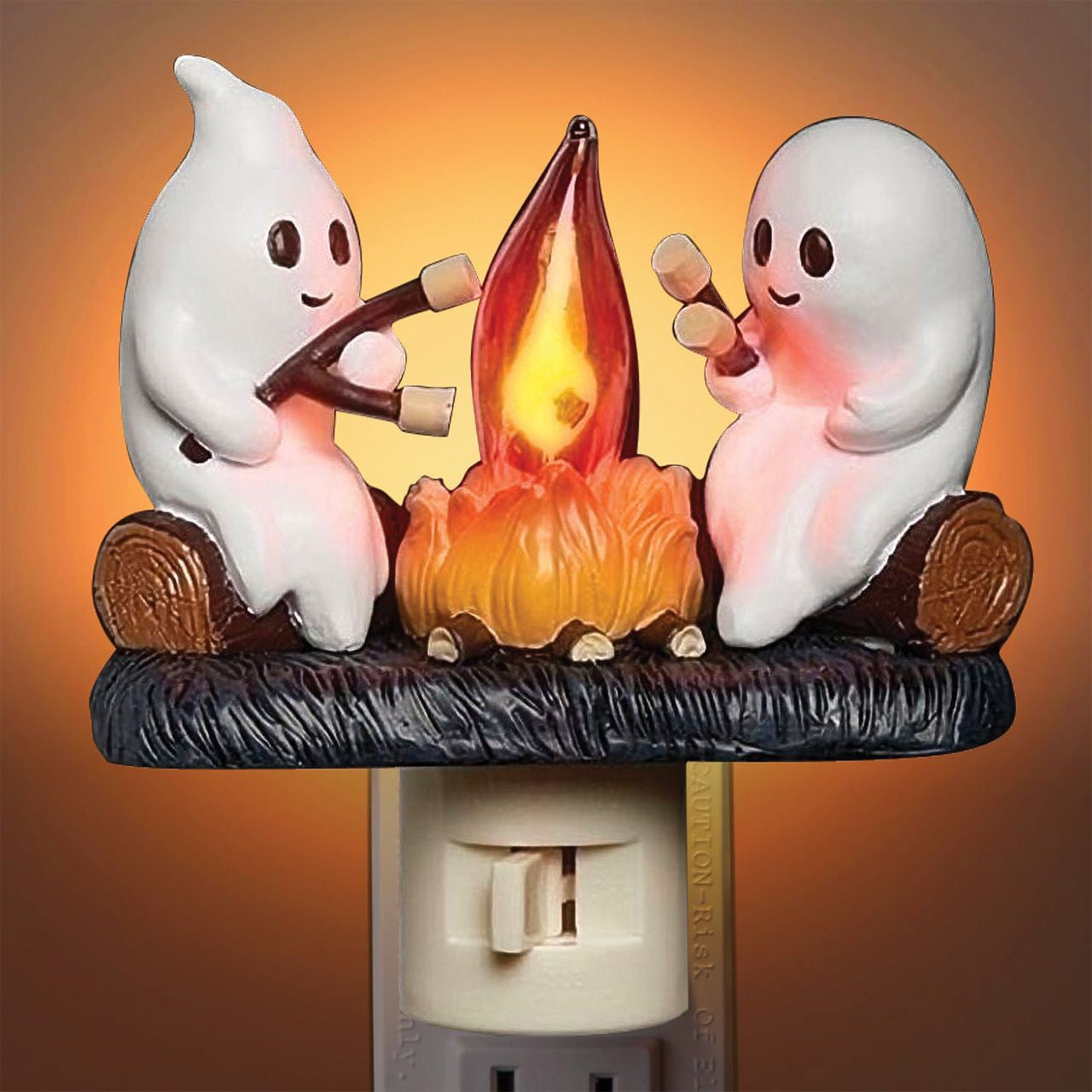 Ghost Campfire Flickering LED Night Light
