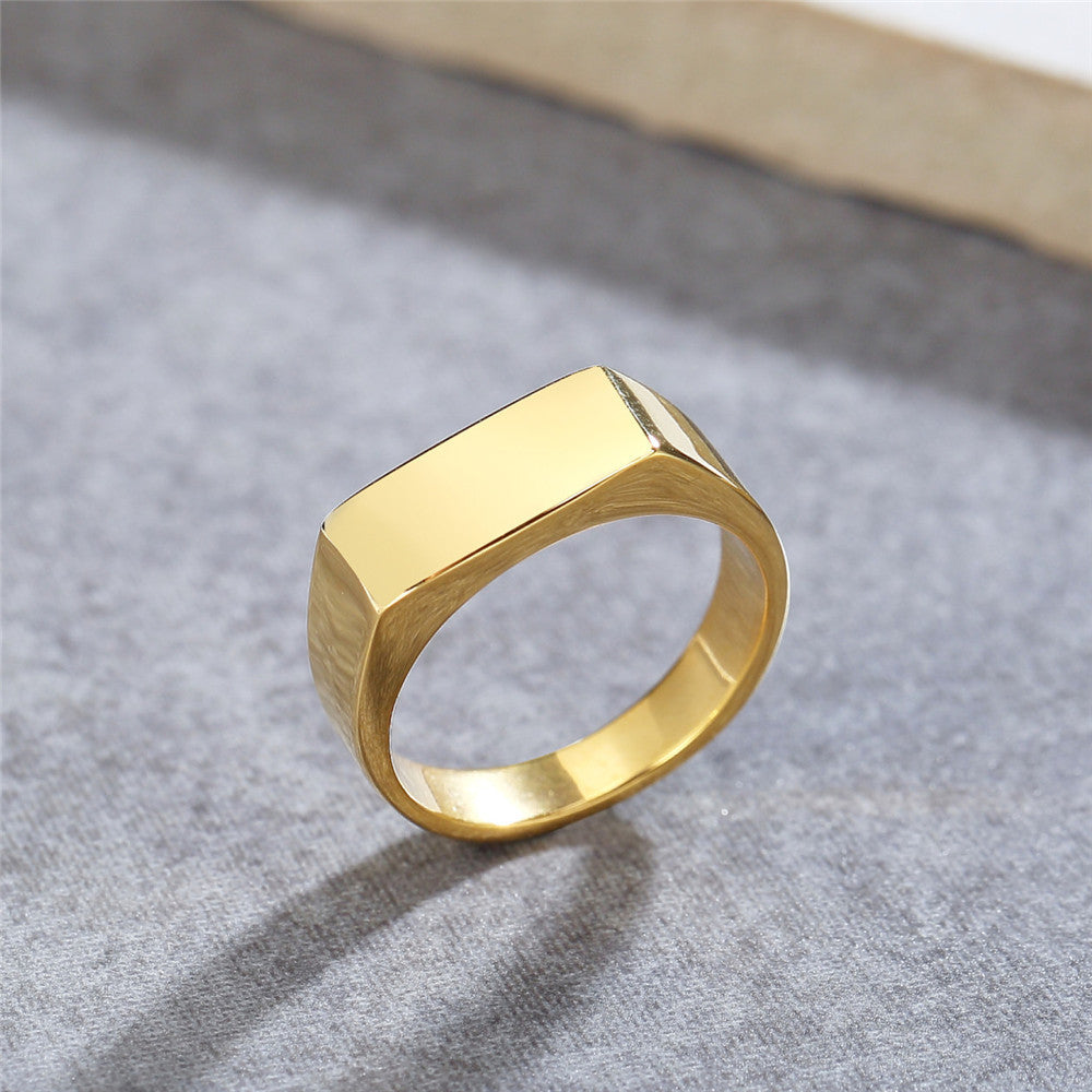 Square Seal Titanium Steel Ring