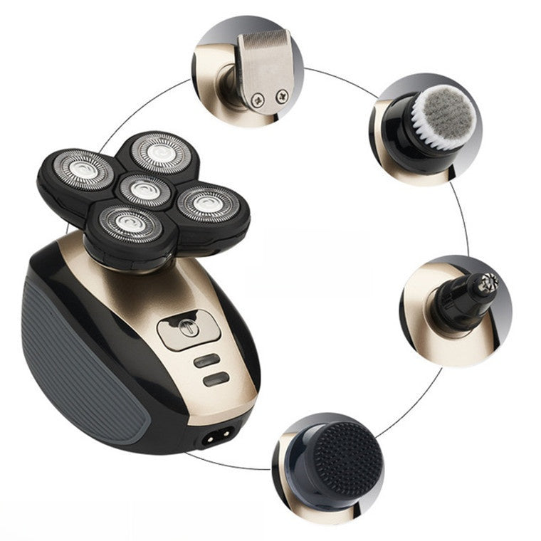 Electric Shaver with 4D Floating Head and Waterproof Design