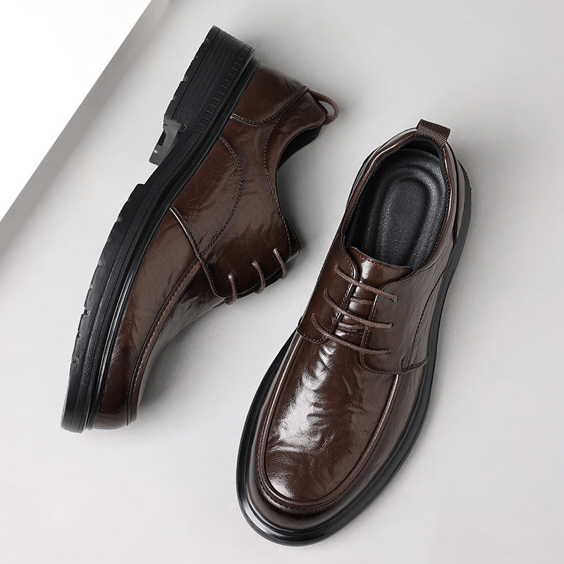 Men's leather shoes
