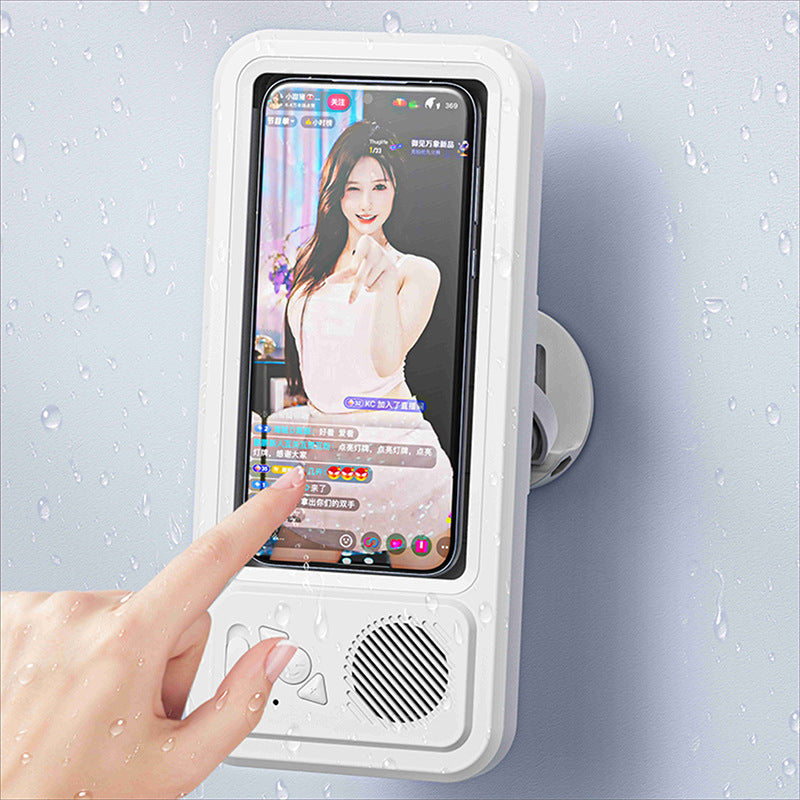 Waterproof Bluetooth Speaker with Phone Holder