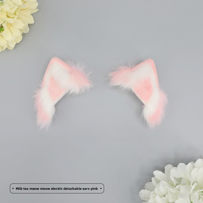 Rechargeable Motorized Cat Ear Headband & a Tail