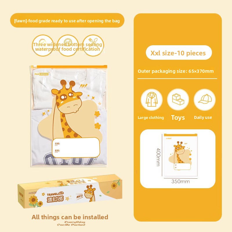 Sealed storage bags for mothers, babies, and children