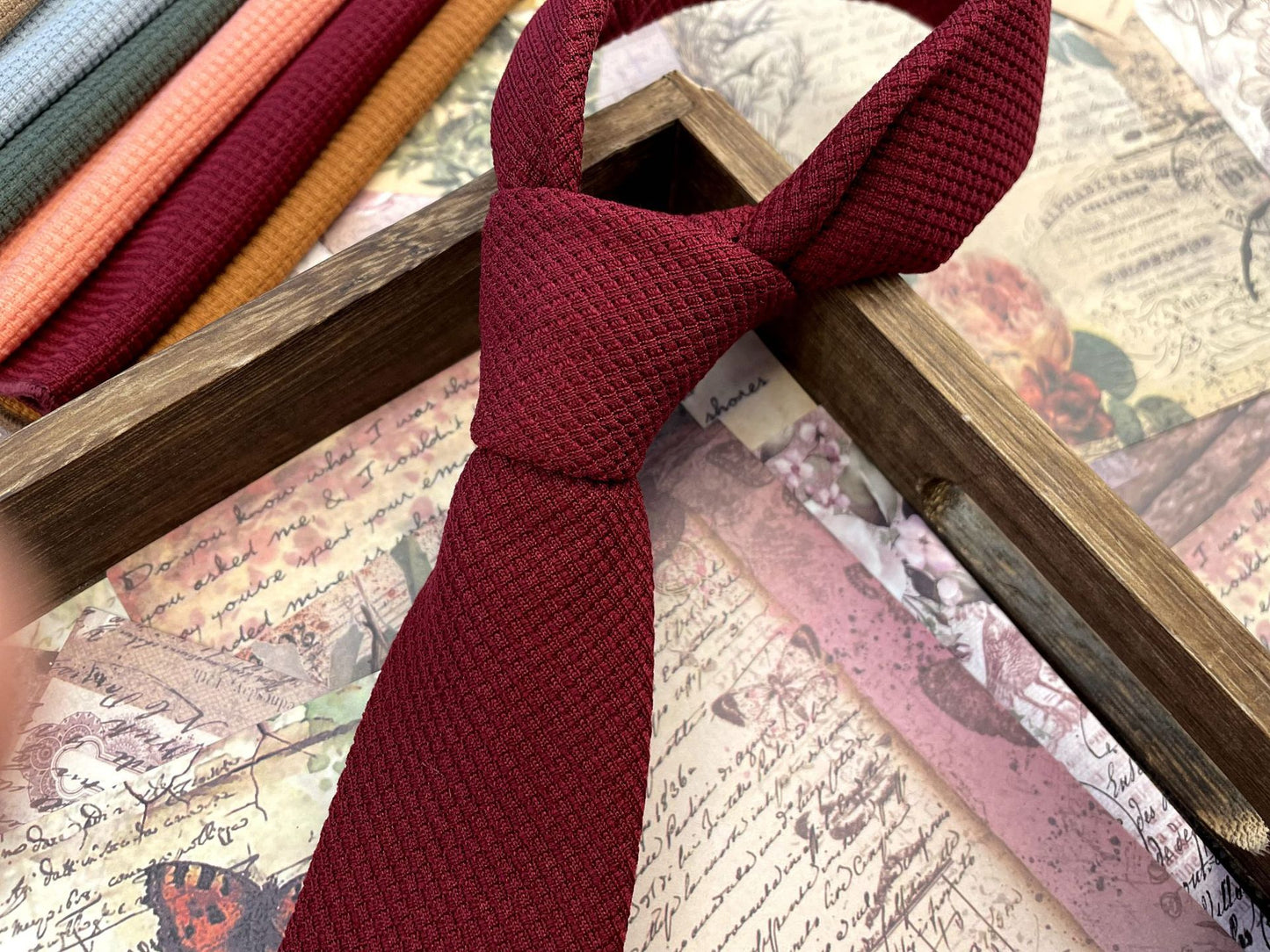 Cotton Knit Tie