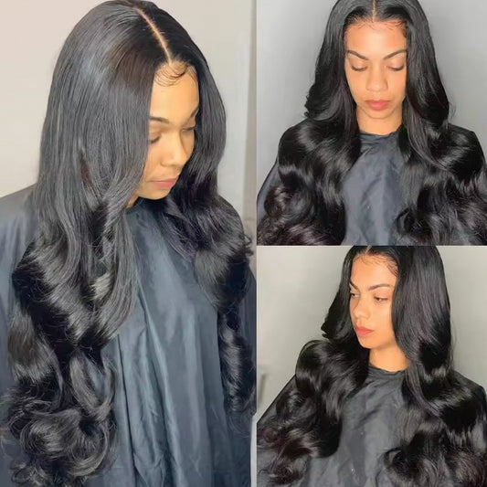 Real Human Hair - Large wavy