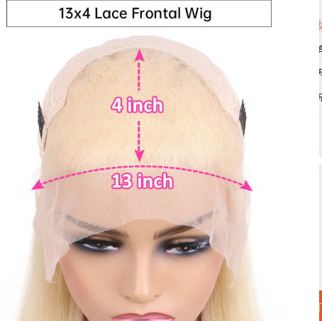 Real Human Hair - Lace wig