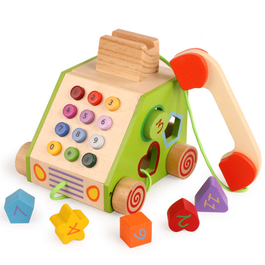 Wooden Simulation Phone Toy