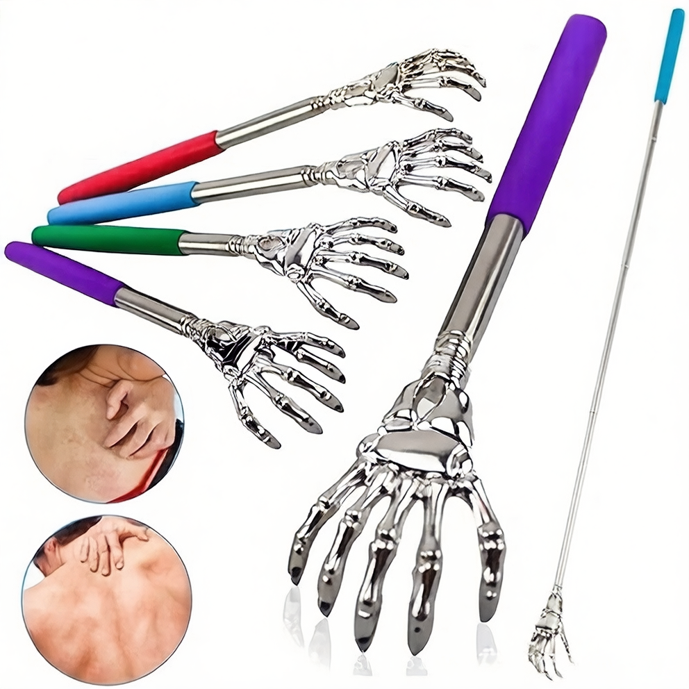 Retractable Stainless Steel Back Scratcher Massager