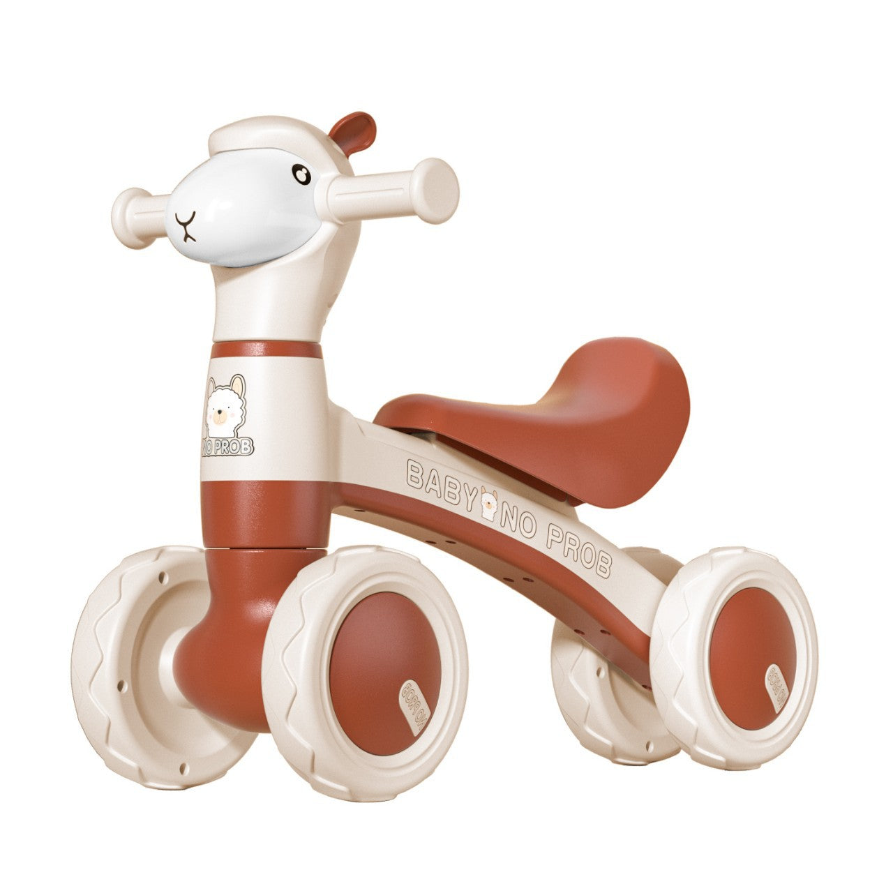 Children's Alpaca Scooter Four-Wheel Balance Walker for Toddlers