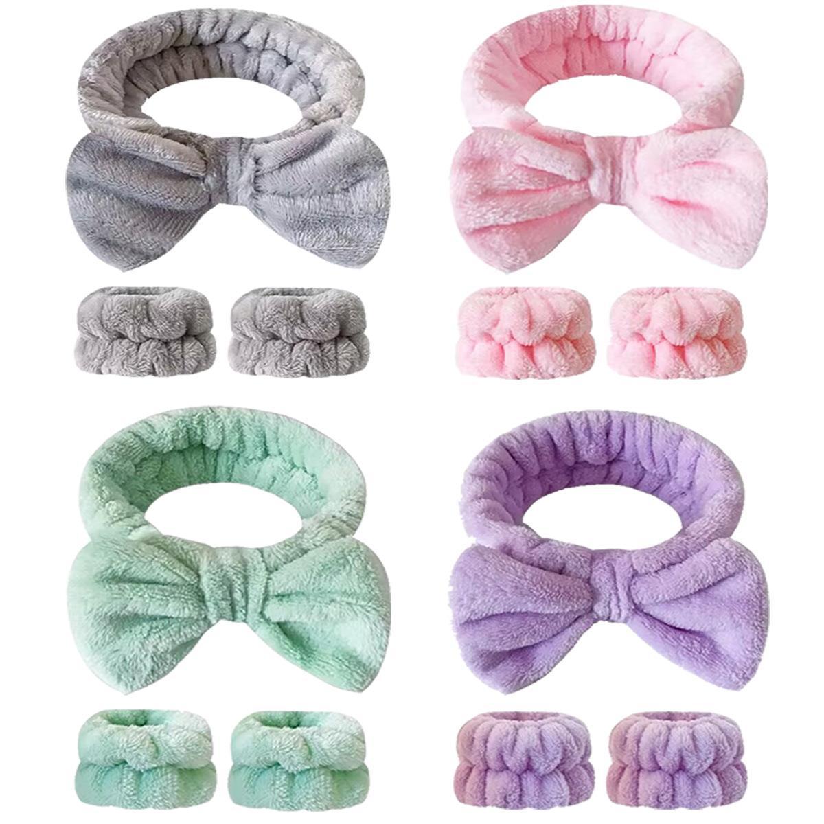 Flannel Headband Set