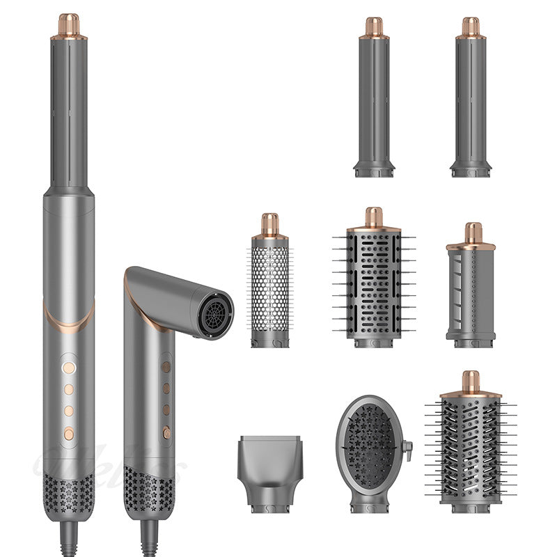 Eight-in-One Foldable Multi-functional Hot Air Comb