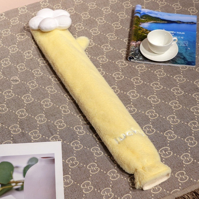 Cartoon Flannel Long Hot Water Bag