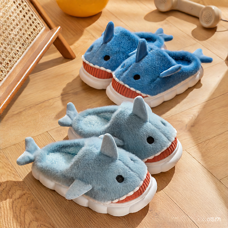 Shark Cotton slippers