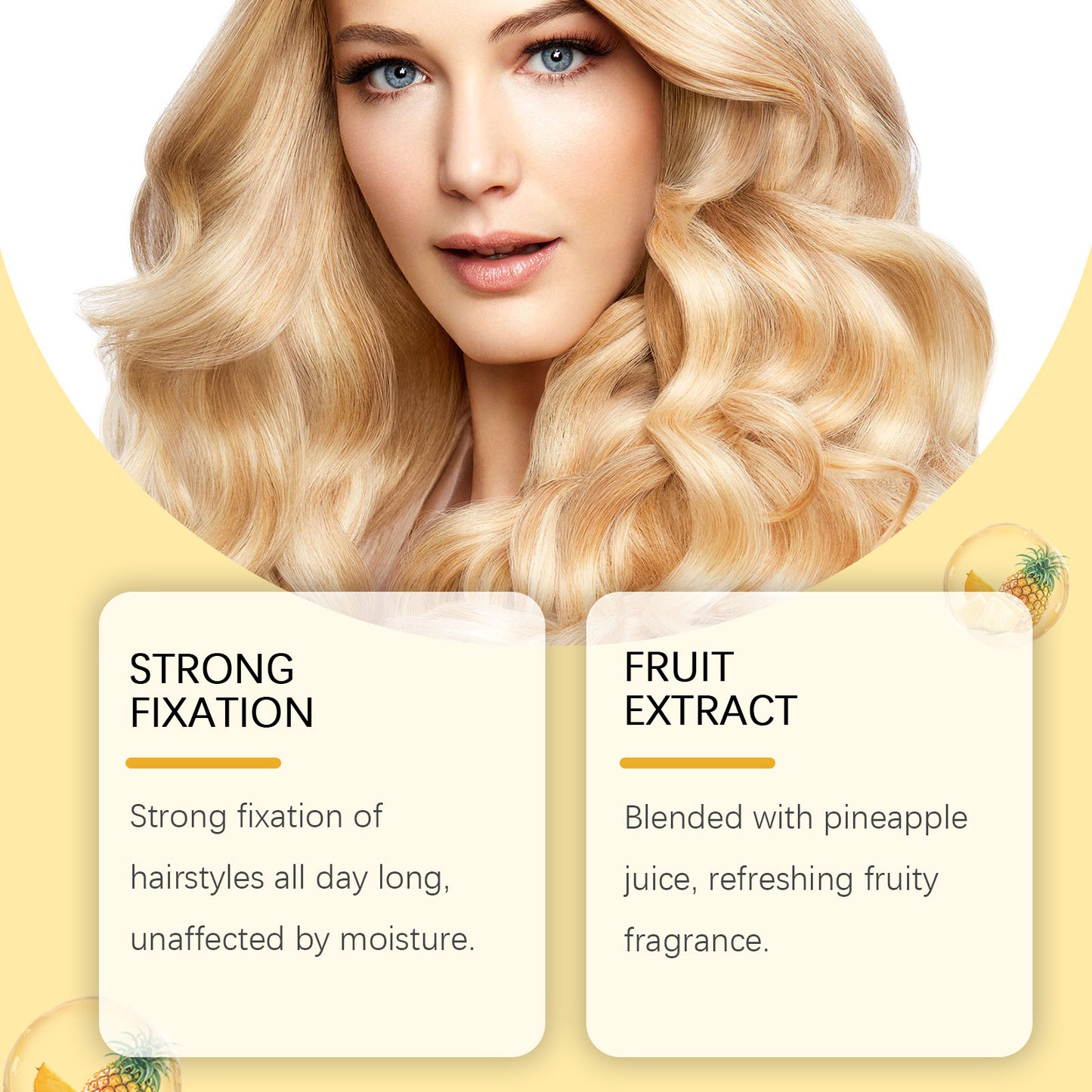 Hair Styling Spray for Natural Curls and Shine