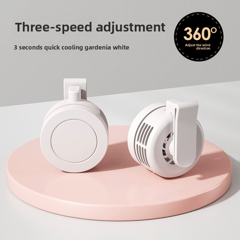 Portable USB Mini Fan with Clip and 3 Speed Settings
