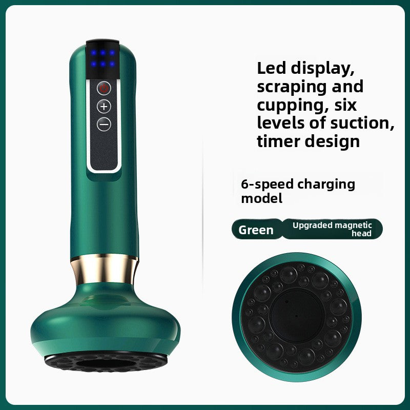 Electric Gua Sha Device with Heating & Cupping Functions