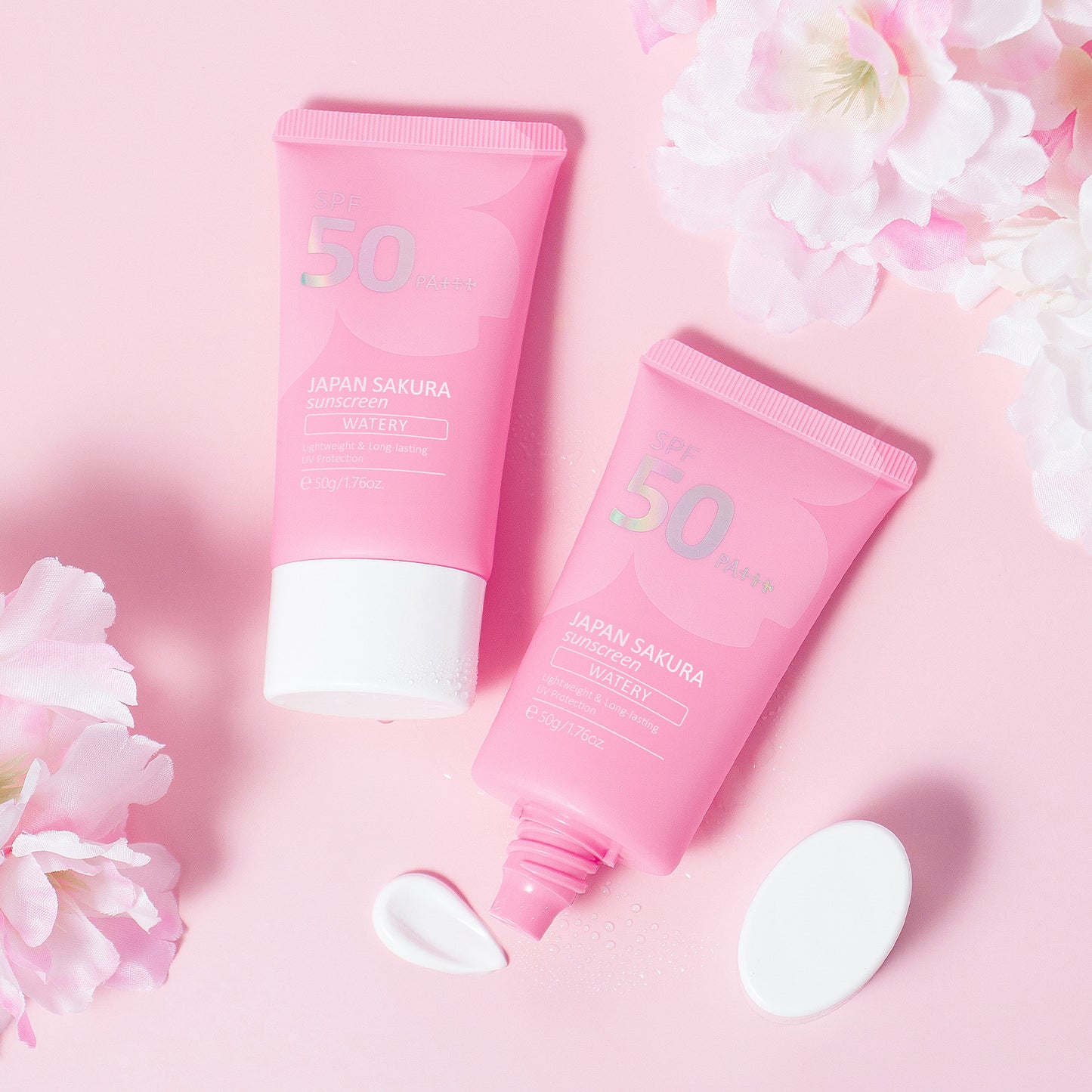 LAIKOU Cherry Blossom Sunscreen Moisturizing Cream
