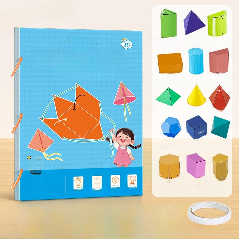 DIY Geometry Activity Book for Kids: Spatial Learning