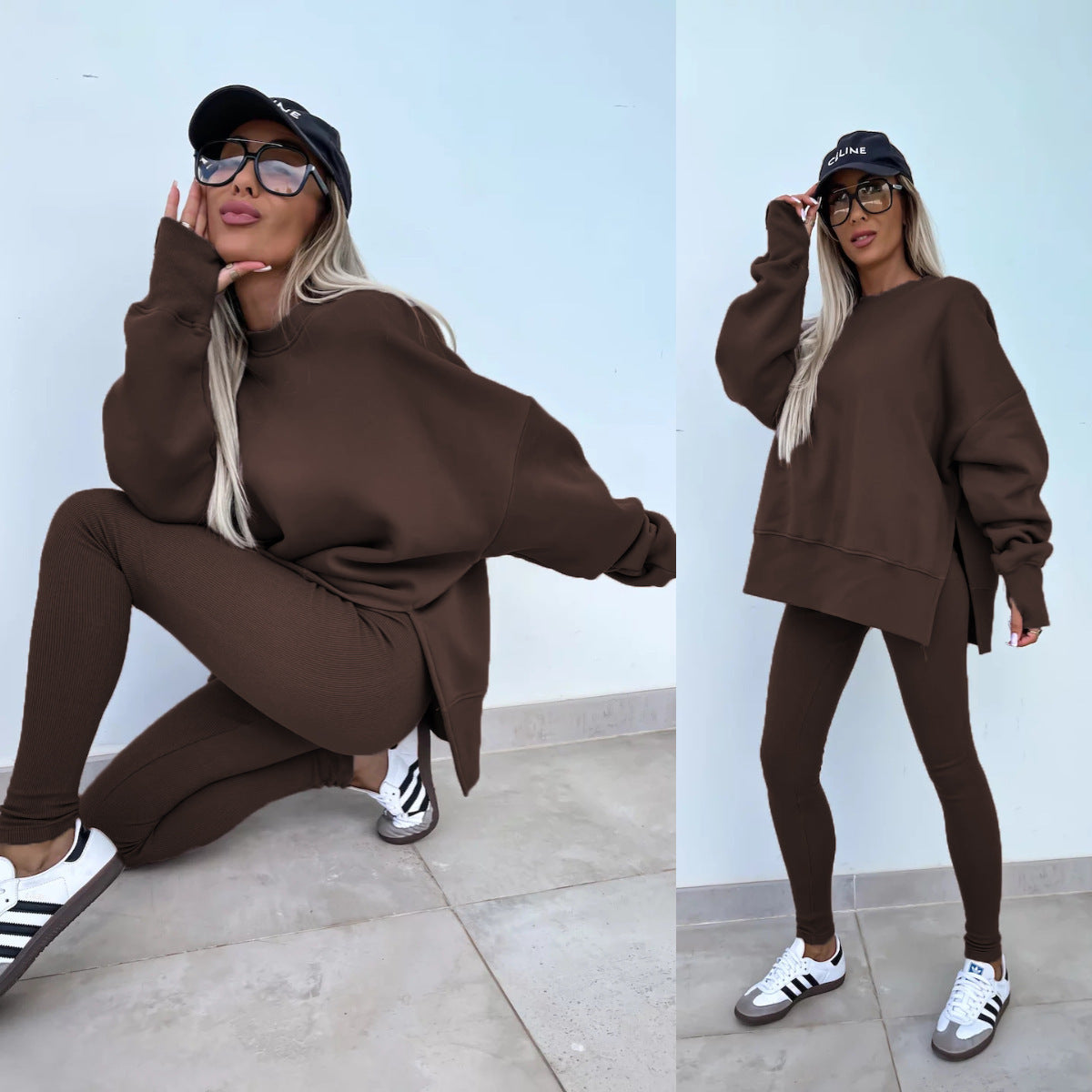 Women's Casual Sweatshirt and Pants Set