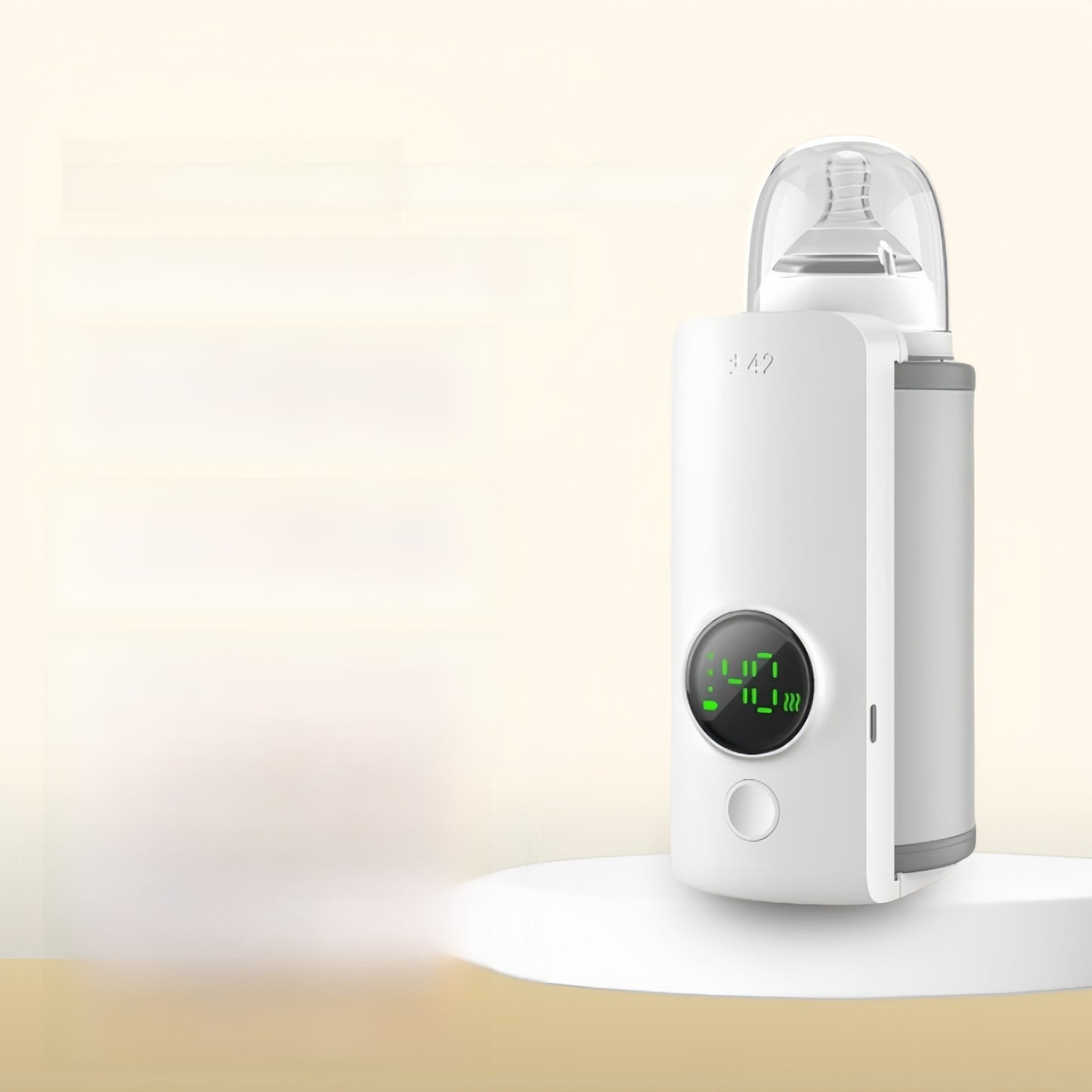 Wireless heating milk bottle insulation cover