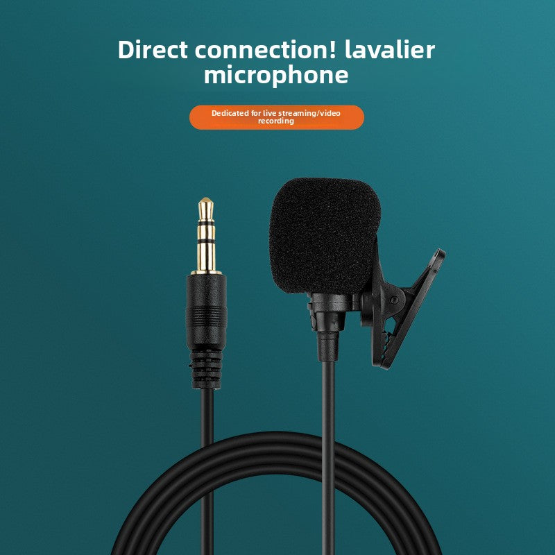 Professional Lavalier Microphone for Mobile Phone & Computer Recording