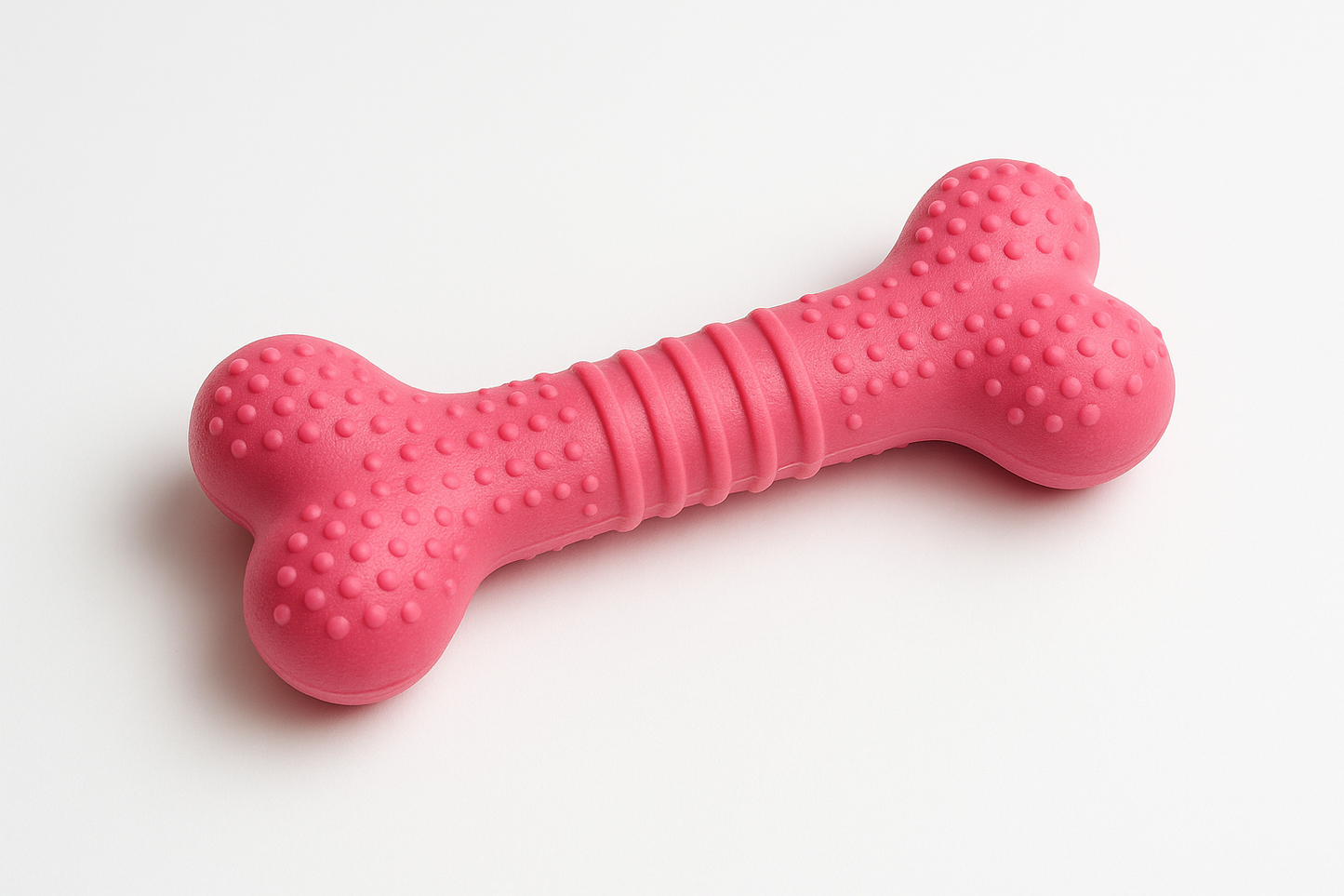 Pink dog chew toy